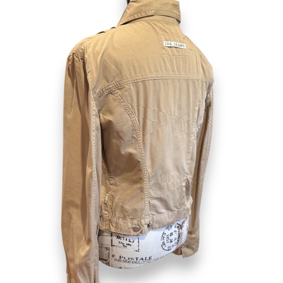 JPG Jean’s by Gaultier Beige Button-Front Jacket – Size D 42 (≈ US Medium) - Picture 6 of 13